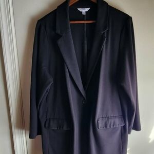 Time and Tru Elegant Black Blazer